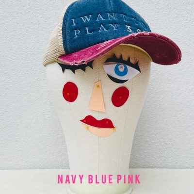 Navy blue pink